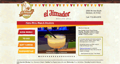 Desktop Screenshot of eljimadormexicangrill.com
